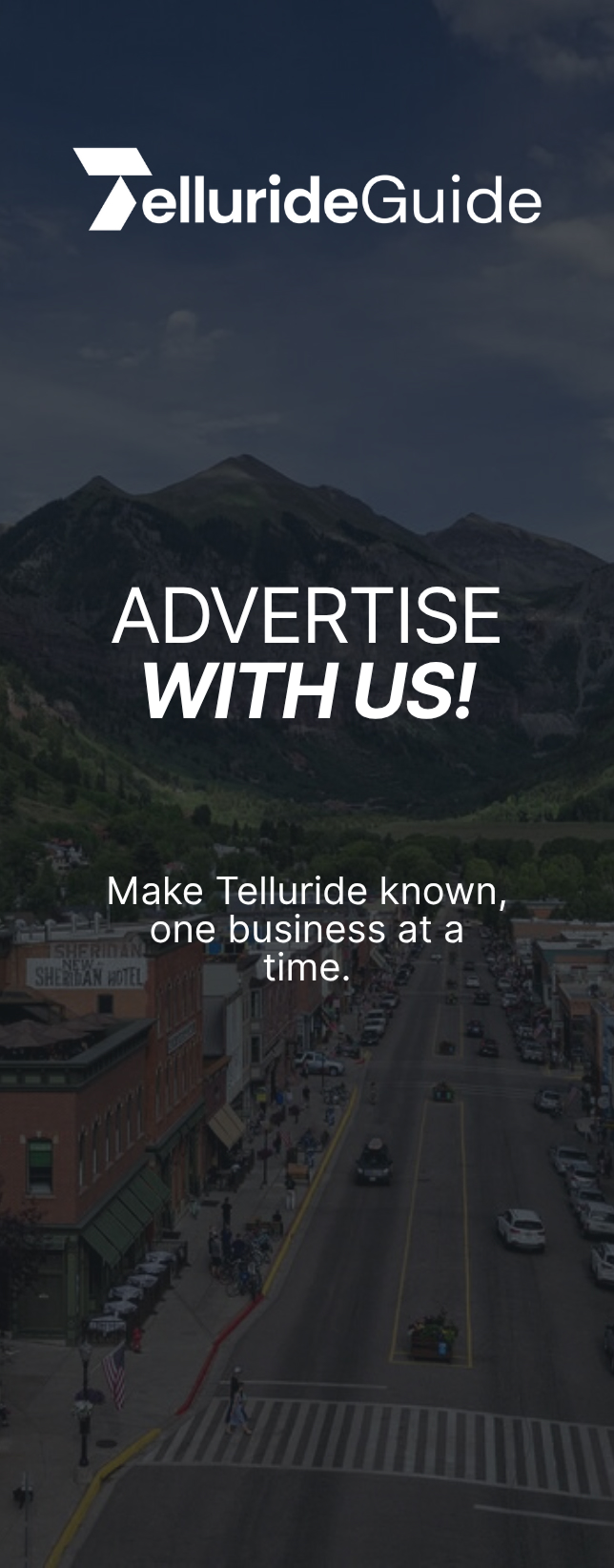 TellurideGuide - Advertise with Us banner